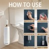 Toilet Brush and Holder Set, Toilet Bowl Brush with Long