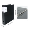 4 Ring Binders 0.8 Inch D Ring,4 Pack D Ring