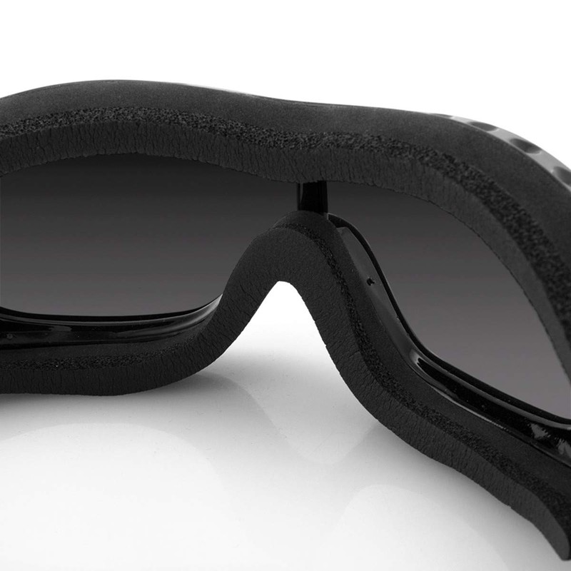 Bobster Night Hawk, Gloss Black Frame, Smoked Photochromic Lens