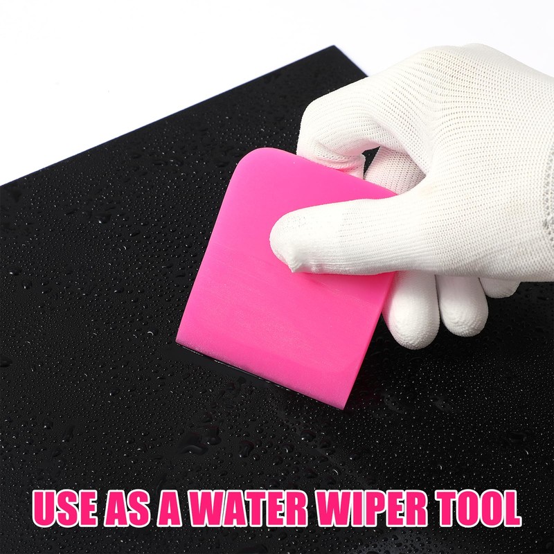 2 Pcs Soft Rubber Squeegee, Portable Small Squeegees, Small PPF