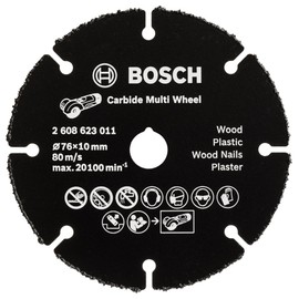 Bosch Professional Carbide Multi Wheel Cutting Disc (Multi Material, Diameter 76 mm, Accessories Angle Grinder)