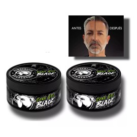 Barberlife 2 Cera Gel Black Cubre Y Pinta Canas Cabello Y Barba