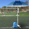 Seazul 6.5ft Sun Shade Umbrella, Portable Umbrella with Stand for
