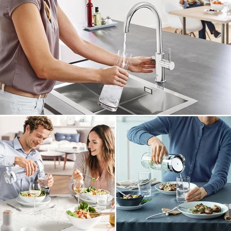 4 Pcs Water Bottle with Filter, Filter Water Bottle Compatible