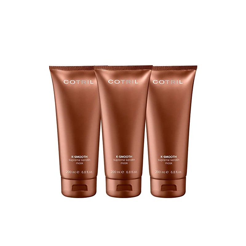 Cotril - K-Smooth Supreme Keratin Maske, 3 x 200 ml