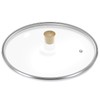 13 inch Tempered Glass Lid, CUKISIKUC Wok Frying Pan and
