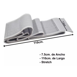 Sensamed Banda De Sujeción Para Electrodos 120cm Gris Gimnasia Pasiva