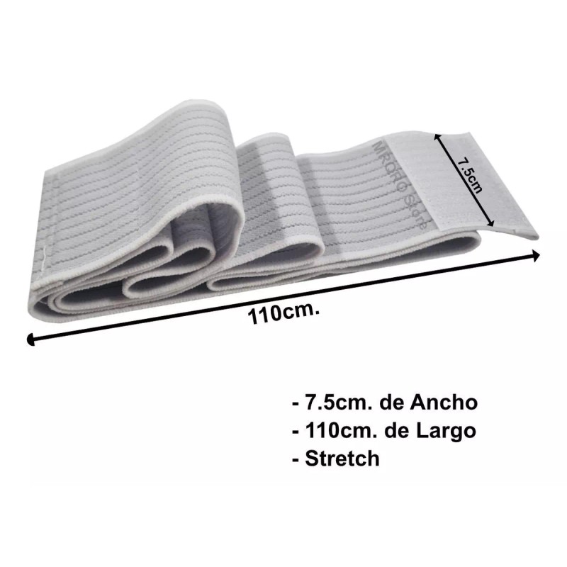 Sensamed Banda De Sujeción Para Electrodos 120cm Gris Gimnasia Pasiva