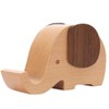 Pen Stand, Wooden Pen Holder, Stylish, Pentate, Natural Wood, Solid