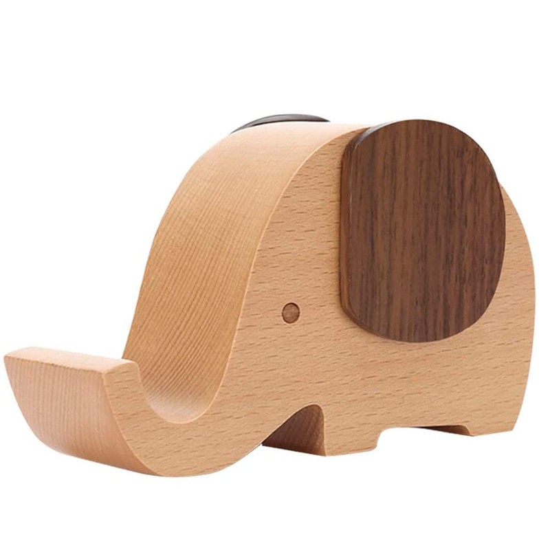 Pen Stand, Wooden Pen Holder, Stylish, Pentate, Natural Wood, Solid