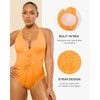 SHAPELLX Tummy Control Swimwear Push Up One Piece Bathing Suits