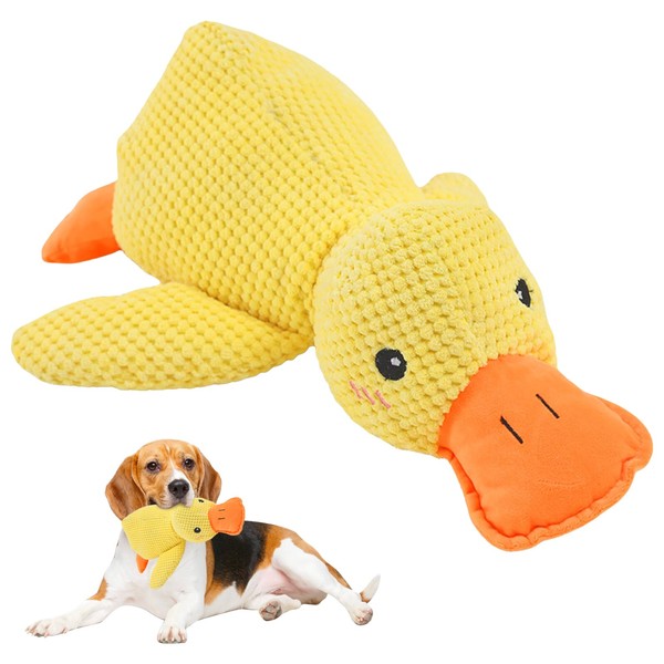 Yhjxly Duck Dog Toy, Quack Duck Dog Toy, 32 cm