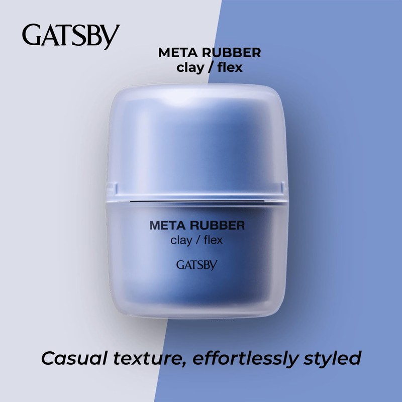 GATSBY(ギャツビー) Meta Rubber Clay Flex [Men's Hair Wax Matte Hard]