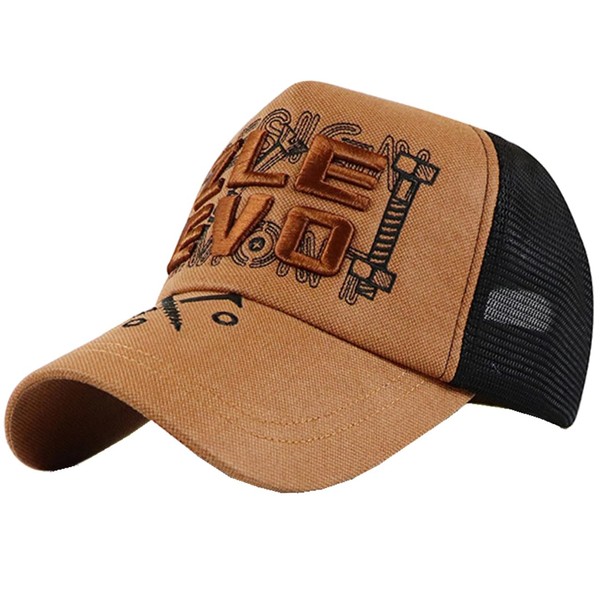 Buzz Selection CAP581 Mesh Cap, Hat, English Letters, Logo, Running,