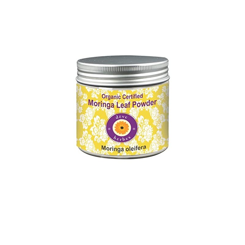 Deve Herbes Pure Moringa Leaf Powder (Moringa oleifera) Natural Therapeutic