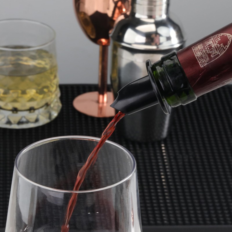 New Star Foodservice 48476 Plastic Liquor Free Flow Pourer Stopper,
