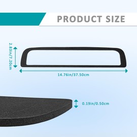 3rd Third Brake Light Seal Gasket - Waterproof Foam Lamp Assembly/Light Mount Stop Lamp Assembly Compatible with Chevy Silverado GMC Sierra 1500 2500 3500 2014 2015 2016 2018