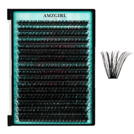 Lash Clusters 320Pcs 90D Eyelashes Cluster D Curl Individual Wispy Lashes Cluster for DIY Cluster Eyelash Extensions at Home for Beginners (Mix10-16mm)