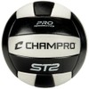 Champro ST2 Indoor/Outdoor Volleyball, Black