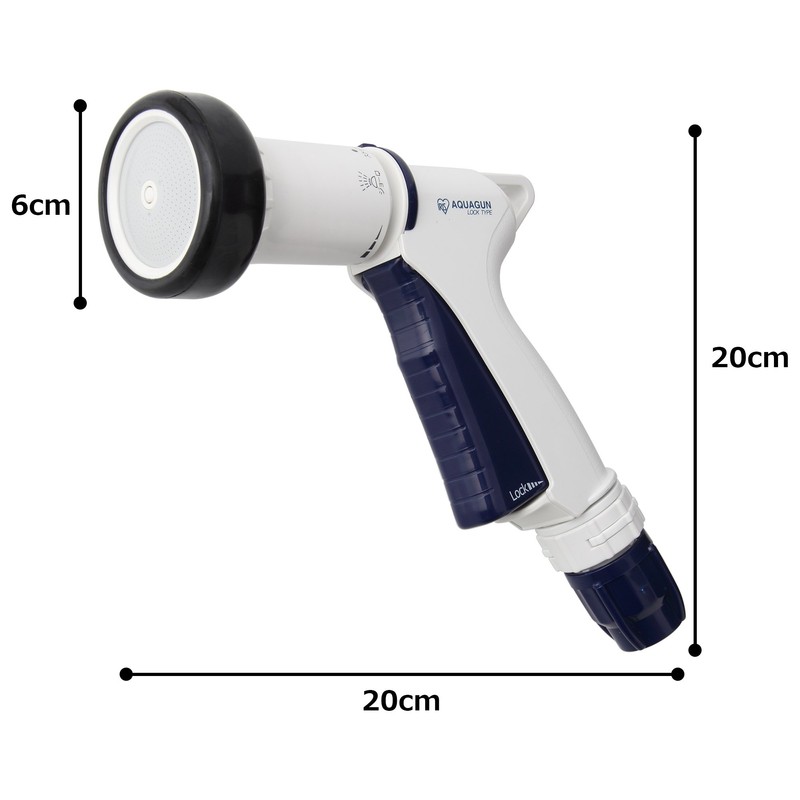 Iris Ohyama Hose Part Flow Adjustment akuagan White/Marine Blue sp-agf-apl-id-2
