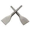 LDEXIN 2Pcs 1.57 Inch Wide Flat Chisel with SDS Plus