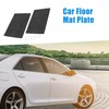 A ABSOPRO Car Floor Mat Patch Heel Scuff Plate Foot