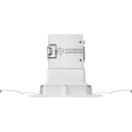 Lithonia Lighting 30K M6 SQ 401K 90CRI MW 4JBK Can Less Kit 4" Baffle, Square, 3000 K, 90 CRI, Matte White
