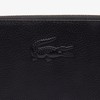 Lacoste Cartera Billfold City Court de piel mujer, Negro, Talla
