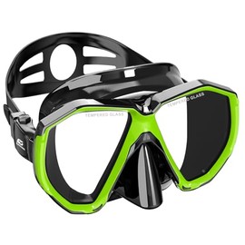 Dive Snorkel Mask Adult | Quality Snorkeling Gear for Adults Scuba Gear Diving Mask Scuba Diving Gear Goggles for Swimming Masks(Citrus)