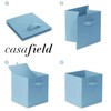 Casafield Set of 12 Collapsible Fabric Cube Storage Bins, Baby