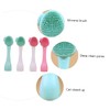 Outanaya 4pcs Facial Cleansing Brush Exfoliating Brush for Makeup Removal