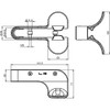 Handle attachment for hand-free operation of doors, hygiene attachment, virus