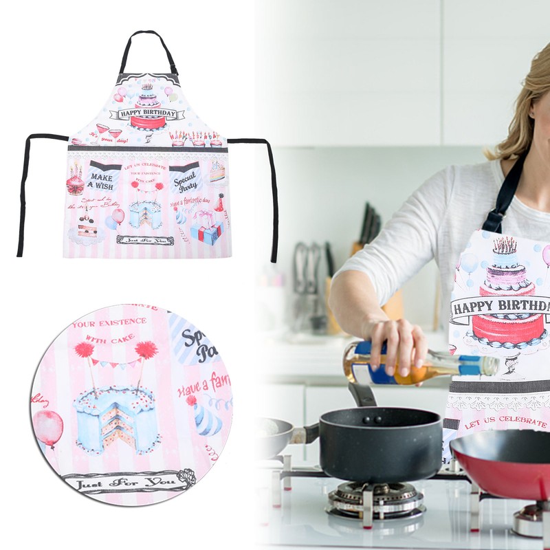 Cooking Apron Household Fashionable Antifouling Sleeveless Cloth Kitchen Accessories9