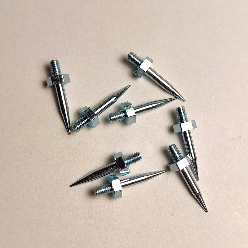 10 Pieces Replacement Pins for Moisture Meter M2.5-0.45 Pin Thread