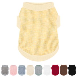 Cozy and Functional Dog Shirts for Small Puppies: Stretchable Ginger Attire with Easy-On Design, Ideal for Chihuahuas and Yorkies - Enhance Comfort and Playfulness on Chill Days XX-Small