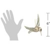 The Bridge Collection Champagne Gold-Glittered Hummingbird Ornaments - Set of