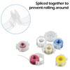 YBEATY 80 Pcs Sewing Bobbin Clips Small Clear Bobbin Holder