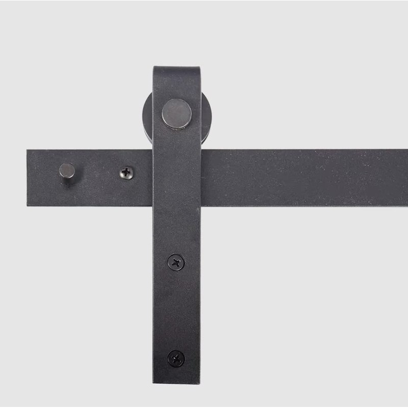 3FT Iron Mini Cabinet Sliding Barn Door Hardware-Sturdy&Smoothly-J Shape Hanger