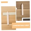 PACKOVE 2pcs Ox Bone Scraper for Clothes Durable Carpet Removal