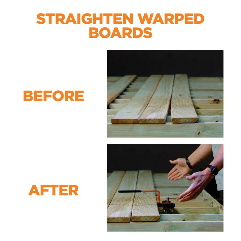 CAMO Lever Deck Board Bending, Straightening and Locking Tool for