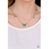 Paparazzi Fairy Special Blue Necklace With Free Earrings 🦋 Butterfly