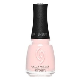 China Glaze Esmalte de Uñas Sheer Tulle, Color de Alta Pigmentación, Secado Rápido, Resistente al Astillado, 14 ml                                    