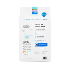 Pretty~Litter Health Monitoring Cat Pet Litter ~ (1Pack ~ 8 Lbs) ~ Lotus Flower Scented, Silica Gel, House ~ Cats, Litter.