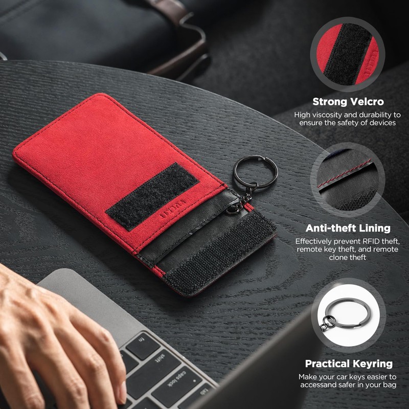 VULKIT 1 Pack Faraday Pouch for Key Fob, Car Key