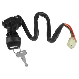 Caltric Ignition Key Switch Compatible with Suzuki Ltf400 Ltf400F Ltf400 Eiger 400 2Wd 4Wd 2002-2007 Key Switch