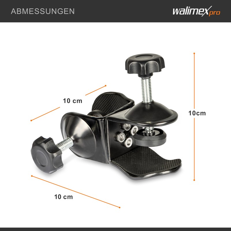 Walimex Double Screw Clamp - 110 x 120 x 100