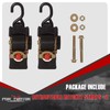 Porotmotor 2 Pack Bolt-On Retractable Ratchet Straps (2" x9'), 3000LBS