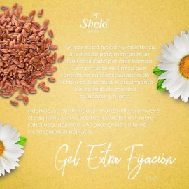 Sheló Nabel Gel Extra Fijacion Capilar Con Extracto Linaza, Shelo Nabel.