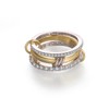 RAIFIN Stackable Rings for Women Gold Non Tarnish, 18k Gold