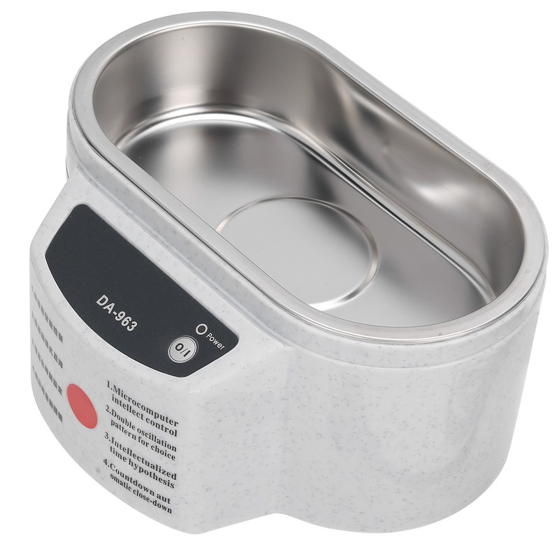 Rrofessional Dentures Ultrasonic Cleaning Machine Mini Household Eyeglasses Jewelry CleanerAU